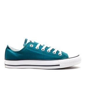 Repainted Converse Chuck Blue Green lower top